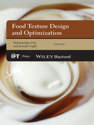 cover image of Food Texture Design and Optimization
